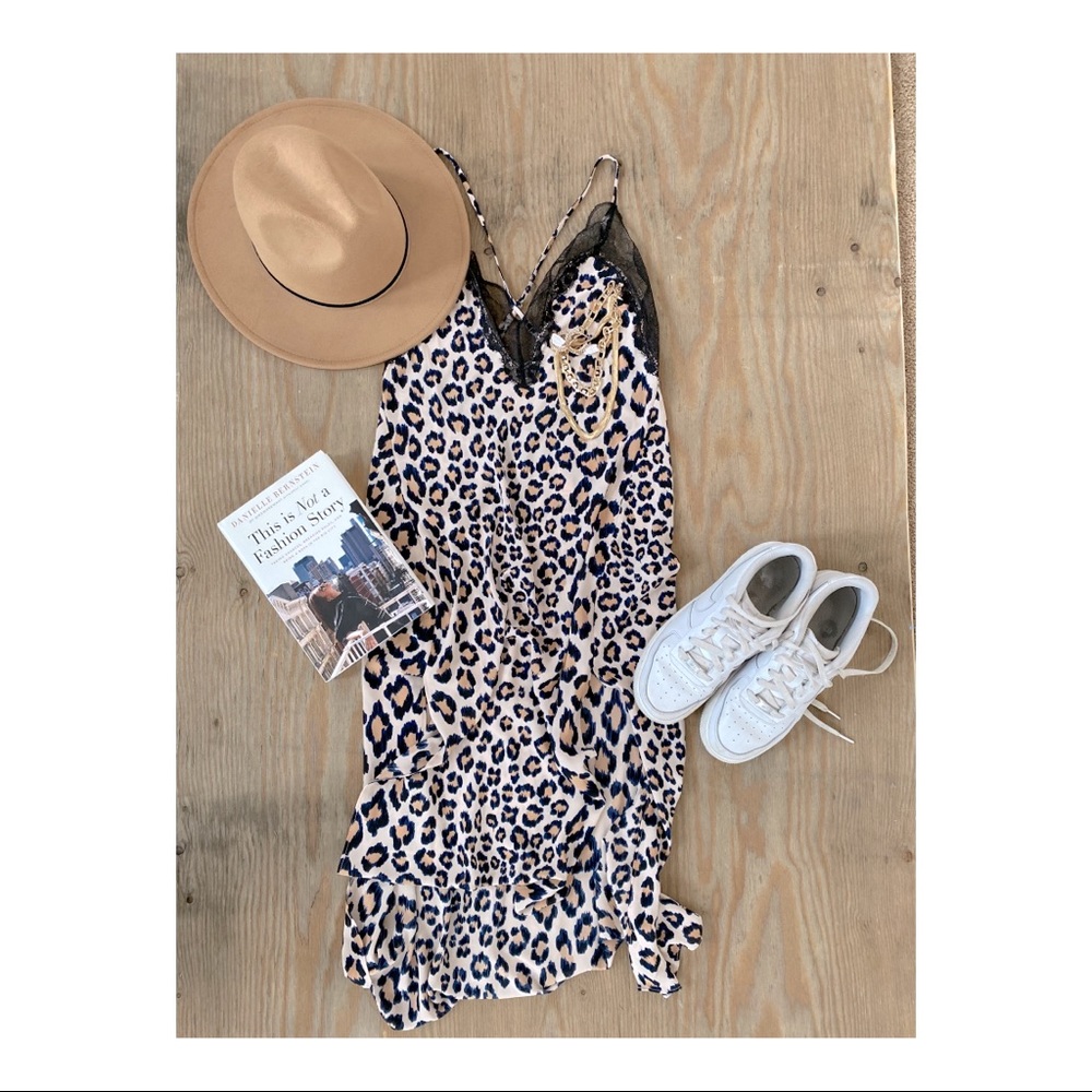 Victoria secret cheetah slip dress